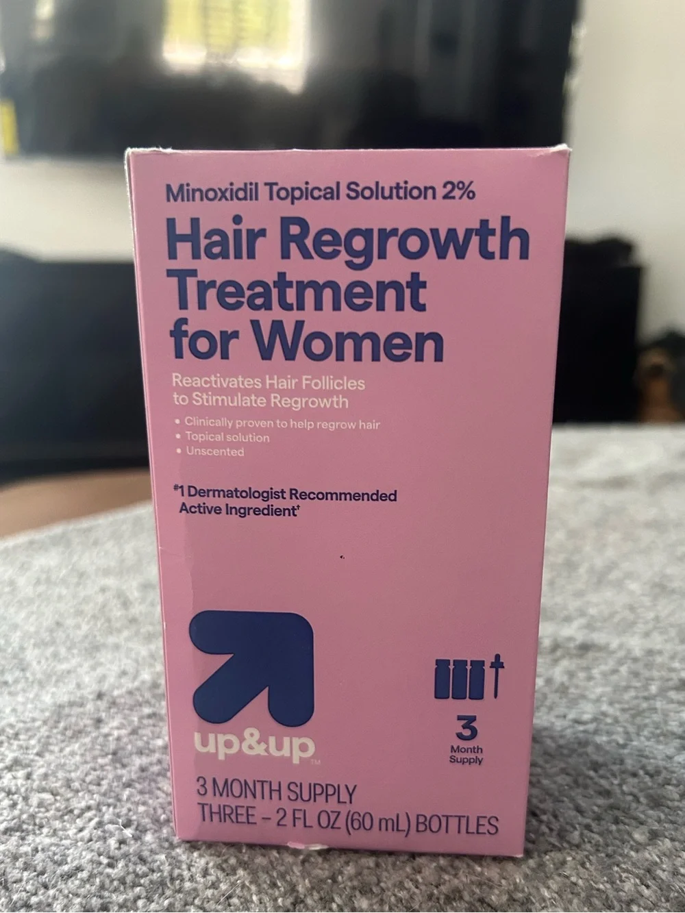 Hair Regrowth Treatment for Women - Minoxidil 2% 3 month supply
